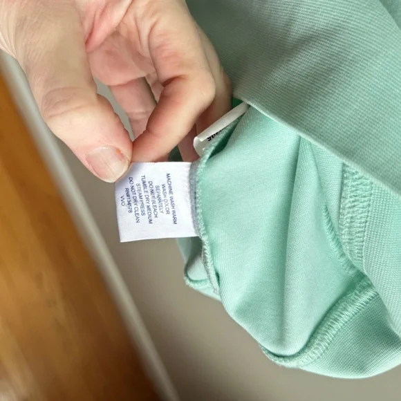 Vineyard Vines Mint Green Quarter-Zip Sweater Women’s Size XL - Picture 6 of 10